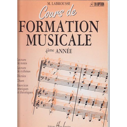 LABROUSSE MARGUERITE - COURS DE FORMATION MUSICALE VOL.4