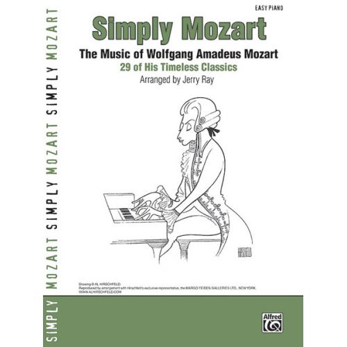 MOZART WOLFGANG AMADEUS - SIMPLY MOZART EASY PIANO - PIANO SOLO