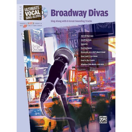 ALFRED PUBLISHING BROADWAY DIVAS + CD - VOICE