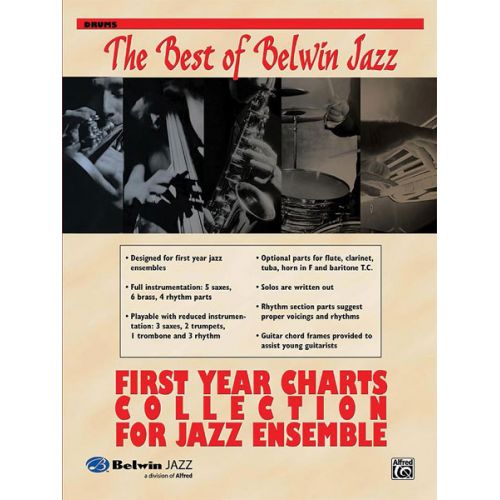 ALFRED PUBLISHING BEST OF BELWIN: FIRST YEAR CHARTS - DRUMS