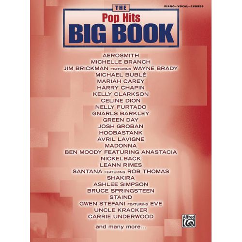 BIG BOOK: POP HITS - PVG