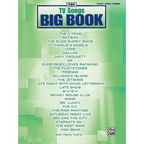 ALFRED PUBLISHING BIG BOOK: TV SONGS - PVG