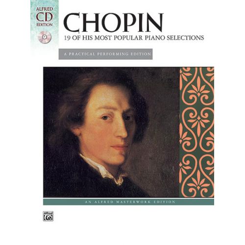 CHOPIN FREDERIC - 19 MOST POPULAR PIANO PIECES + CD - PIANO SOLO