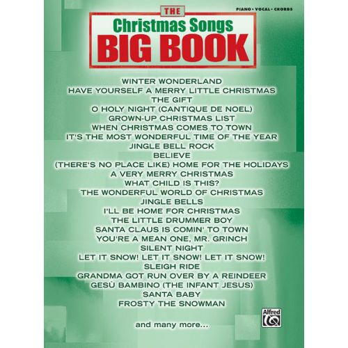 CHRISTMAS SONGS BIG BOOK - PVG