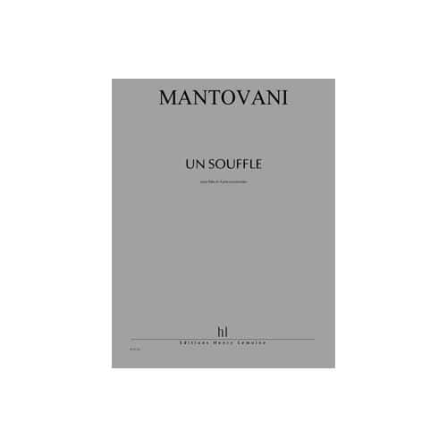 MANTOVANI - UN SOUFFLE - FLÛTE ET 4 PERCUSSIONS