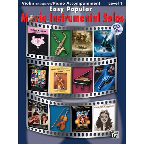 EASY POPULAR MOVIE SOLOS + CD - VIOLIN SOLO