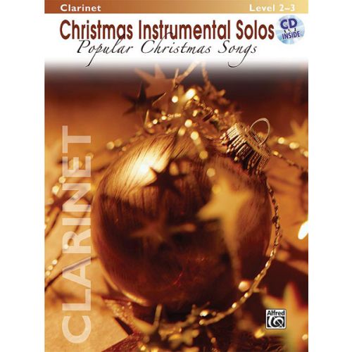 ALFRED PUBLISHING POPULAR CHRISTMAS SONGS + CD - CLARINET SOLO