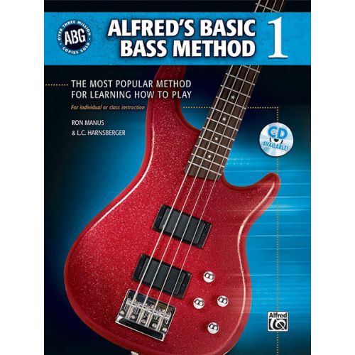 MANUS RON AND MORTY - ALFRED'S BASIC BASS METHOD BOOK1 + DVD - BASS GUITAR