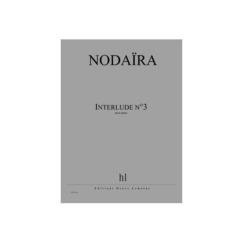 JOBERT NODAIRA ICHIRO - INTERLUDE N.3 - PIANO