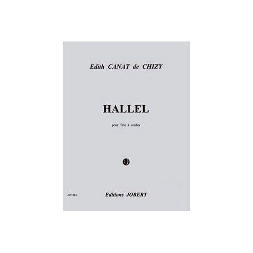 CANAT DE CHIZY EDITH - HALLEL - TRIO A CORDES