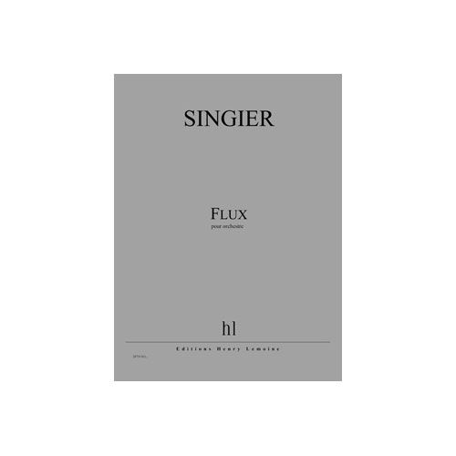JOBERT Singier - Flux - Orchestre