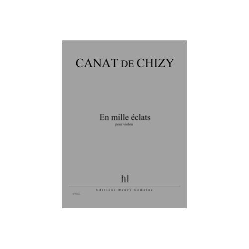 JOBERT CANAT DE CHIZY EDITH - EN MILLE ECLATS - VIOLON