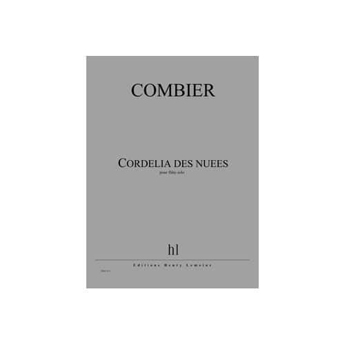 COMBIER - CORDELIA DES NUÉES - FLÛTE SEULE