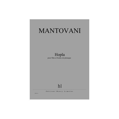  Mantovani Bruno - Hopla - Flute Et Boules De Petanque