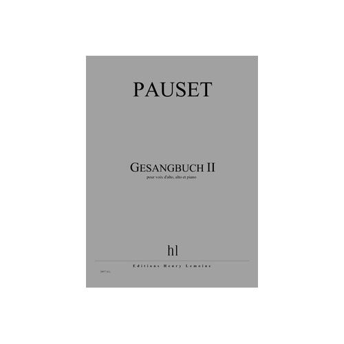 JOBERT Pauset - Gesangbuch Ii - Voix D
