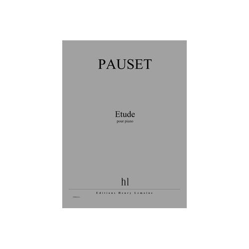 JOBERT Pauset - Etude - Piano