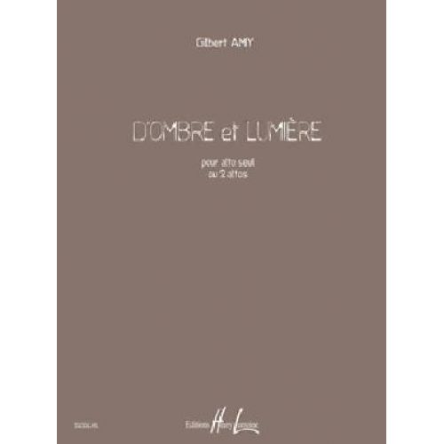 AMY GILBERT - D'OMBRE ET LUMIERE - ALTO
