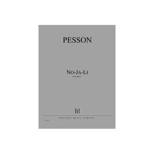 PESSON GERARD - NO-JA-LI - PIANO