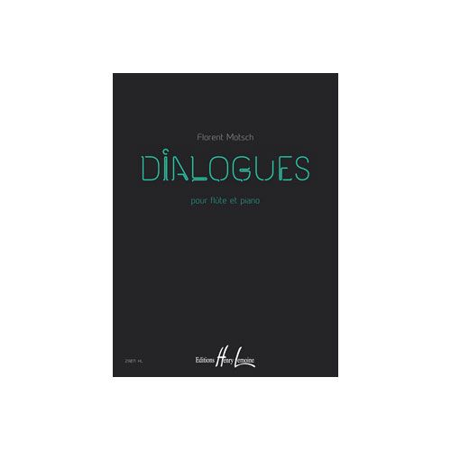 JOBERT Motsch - Dialogues - Flûte et Piano