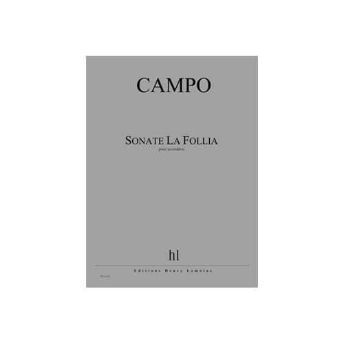 CAMPO REGIS - SONATE LA FOLLIA - ACCORDEON