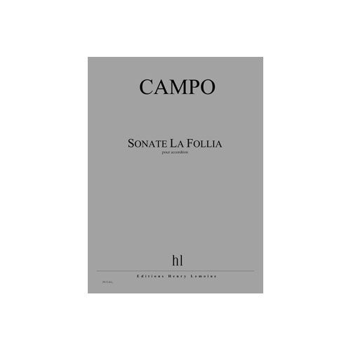 JOBERT Campo - Sonate "la Folia" - Accordéon