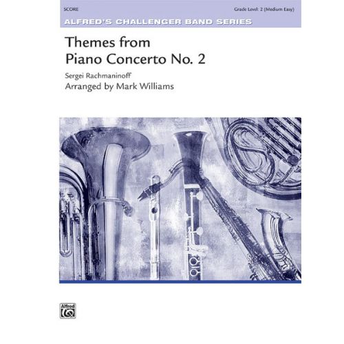 ALFRED PUBLISHING THEMES FROM PIANO CONCERTO NO 2 - SYMPHONIC WIND BAND