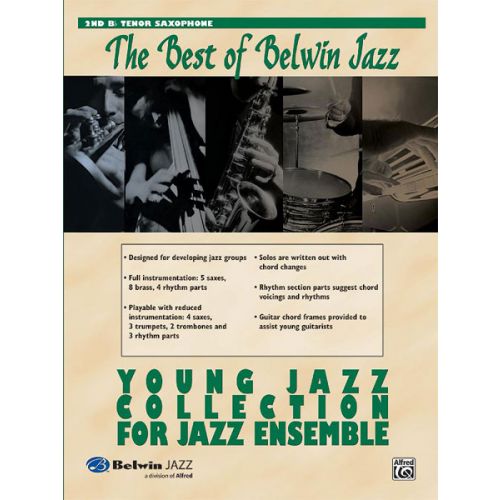 ALFRED PUBLISHING BEST BELWIN JAZZ : YOUNG JAZZ - TENOR SAX 2