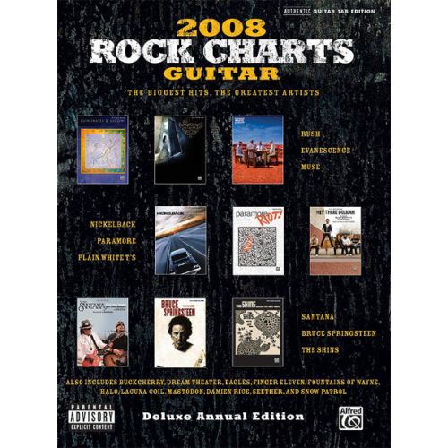 2008 ROCK CHARTS GUITAR - GUITAR TAB