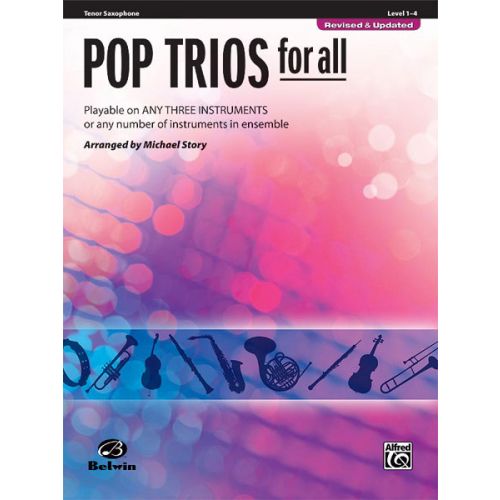 ALFRED PUBLISHING STORY MICHAEL - POP TRIOS FOR ALL - TENOR SAXOPHONE