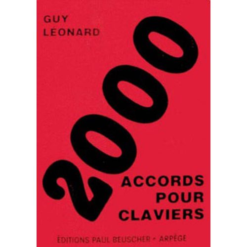PAUL BEUSCHER PUBLICATIONS LEONARD GUY - ACCORDS (2000) - CLAVIER