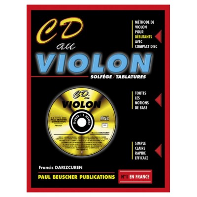 DARIZCUREN FRANCIS - CD AU VIOLON + CD