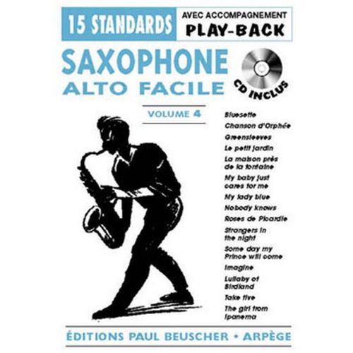 SAXOPHONE FACILE VOL.4 + CD