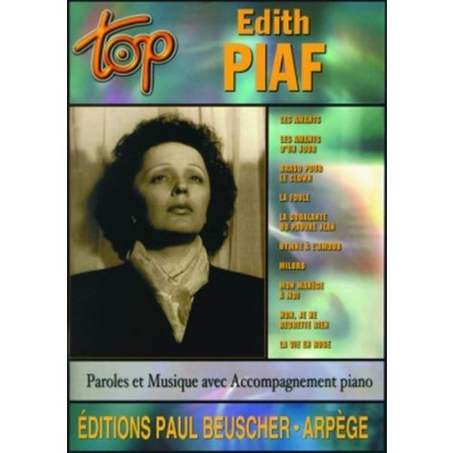 PAUL BEUSCHER PUBLICATIONS PIAF EDITH - TOP PIAF - PVG