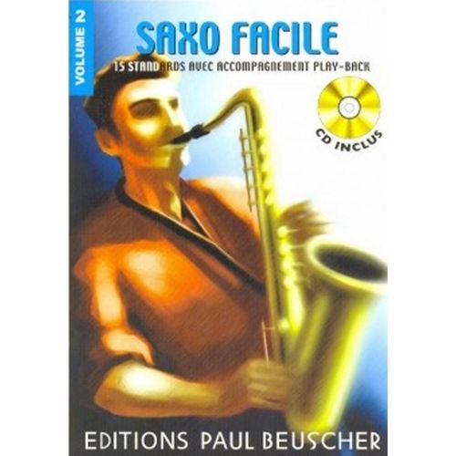 PAUL BEUSCHER PUBLICATIONS SAXOPHONE FACILE VOL.2 + CD