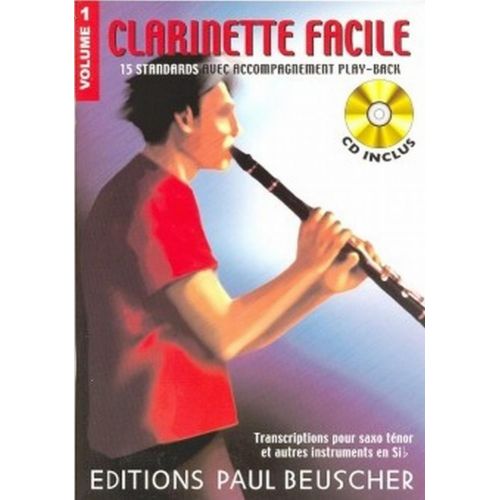 PAUL BEUSCHER PUBLICATIONS CLARINETTE FACILE SIB VOL.1 + CD