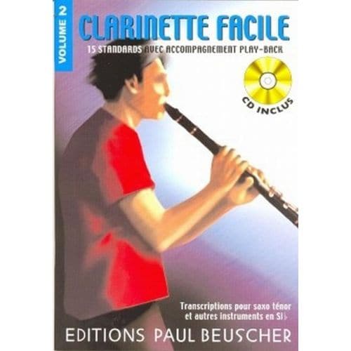 PAUL BEUSCHER PUBLICATIONS CLARINETTE FACILE SIB VOL.2 + CD