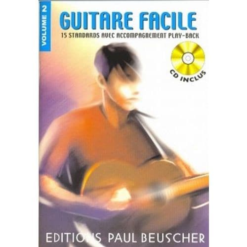 PAUL BEUSCHER PUBLICATIONS GUITARE FACILE VOL.2 + CD