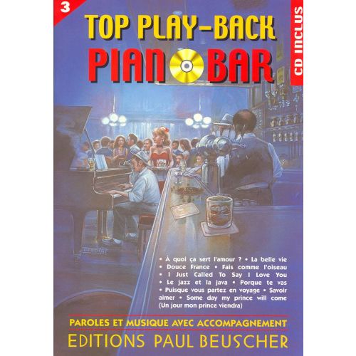 PAUL BEUSCHER PUBLICATIONS TOP PIANO BAR VOL.3 + CD - PVG