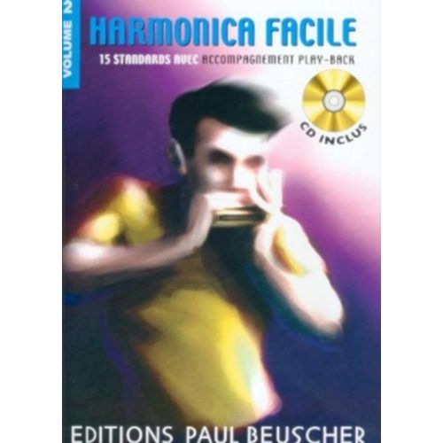 PAUL BEUSCHER PUBLICATIONS Harmonica Facile Vol.2 + CD