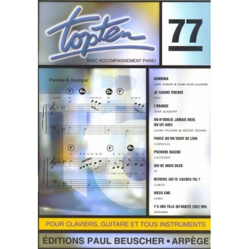 PAUL BEUSCHER PUBLICATIONS TOP TEN N77 - PVG