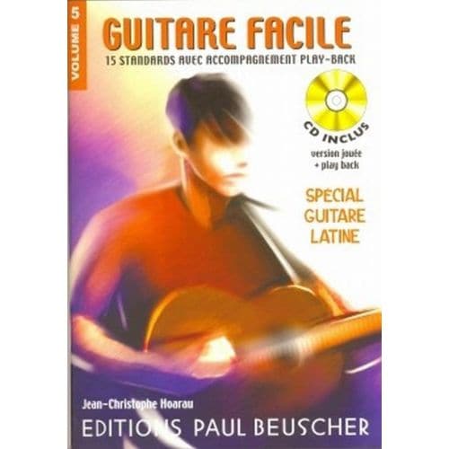 PAUL BEUSCHER PUBLICATIONS GUITARE FACILE VOL.5 SPECIAL LATIN + CD