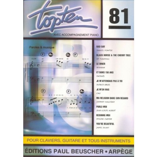 PAUL BEUSCHER PUBLICATIONS TOP TEN N81
