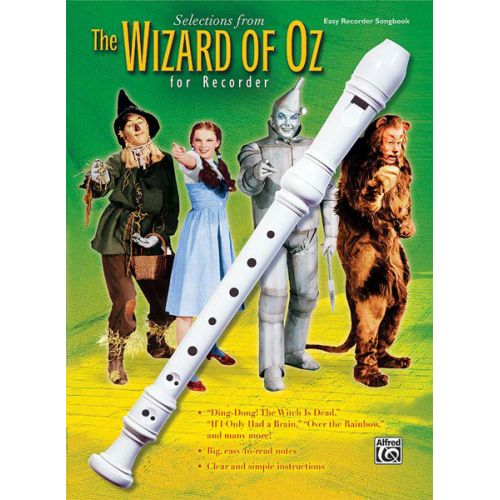 ALFRED PUBLISHING WIZARD OF OZ - RECORDER SOLO