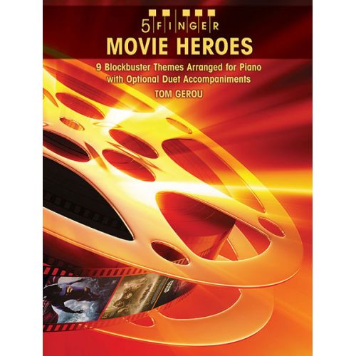 ALFRED PUBLISHING GEROU TOM - 5 FINGER MOVIE HEROES - PIANO SOLO