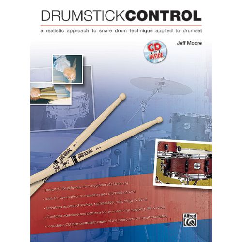 MOORE JEFF - DRUMSTICK CONTROL + CD - DRUM