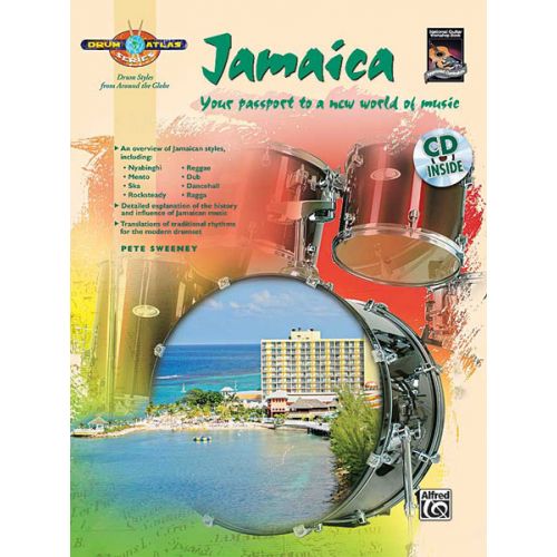 ALFRED PUBLISHING SWEENEY PETE - DRUM ATLAS - JAMAICA + CD - DRUM