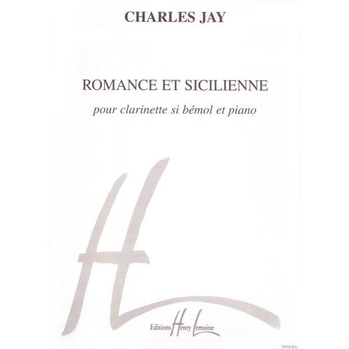 JAY CHARLES - ROMANCE ET SICILIENNE - CLARINETTE, PIANO