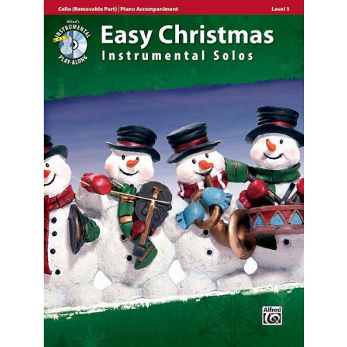 ALFRED PUBLISHING EASY CHRISTMAS INST SOLOS + CD - CELLO SOLO