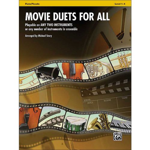 ALFRED PUBLISHING STORY MICHAEL - MOVIE DUETS FOR ALL - FLUTE