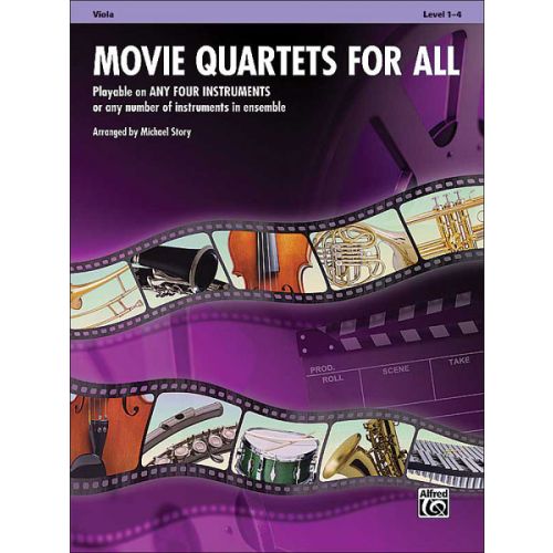 STORY MICHAEL - MOVIE QUARTETS FOR ALL - VIOLA SOLO